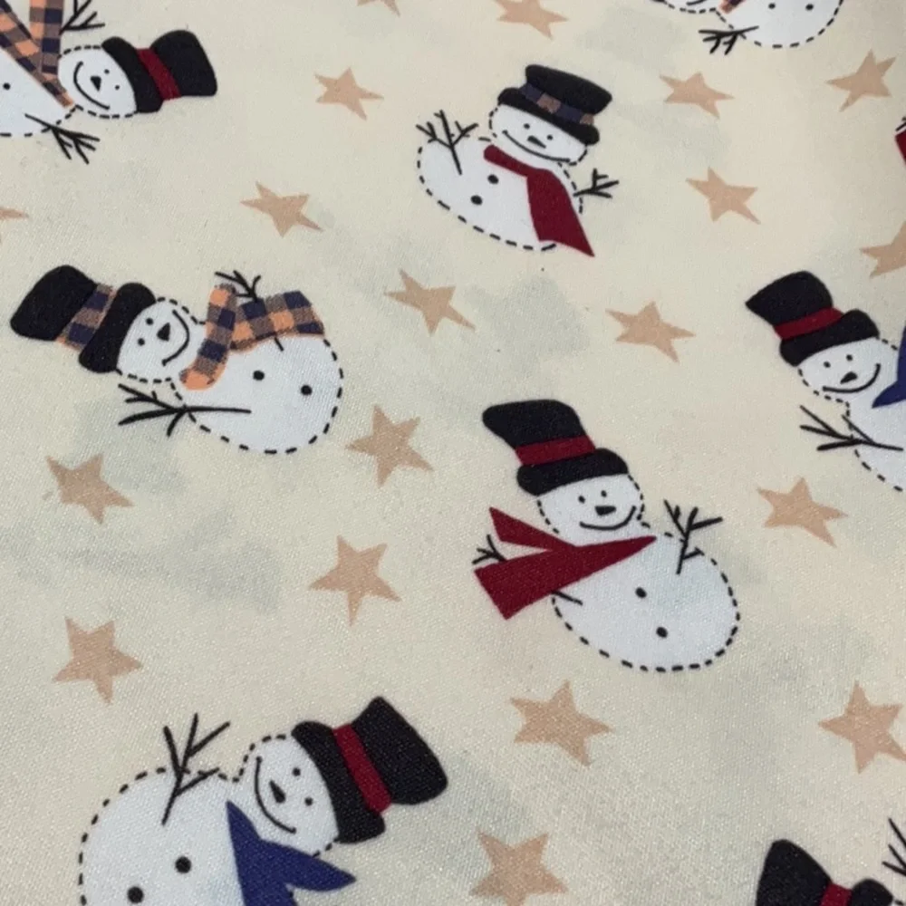 Three Christmas holiday tablecloths